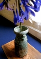 natural ash glazed vase